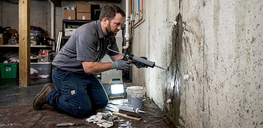 Basement Leak Repair From Inside in El Mirage
